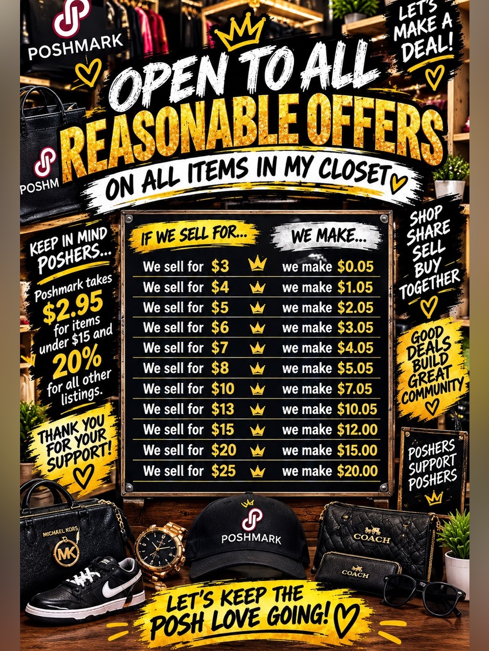 Open to all offers